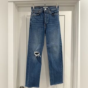 RE/DONE 70s Ultra High Rise Stove Pipe - size 25